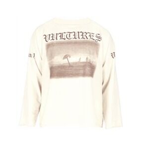 Men's Yeezy YZY Gosha Vultures Long T Size 1 Oversized Cream NEW